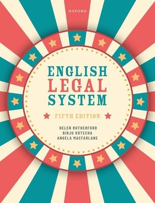 English Legal System by Rutherford, Helen