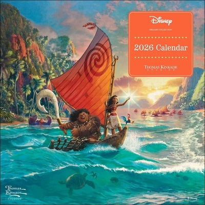 Disney Dreams Collection by Thomas Kinkade Studios 2026 Mini Wall Calendar Mini Andrews McMeel Publishing