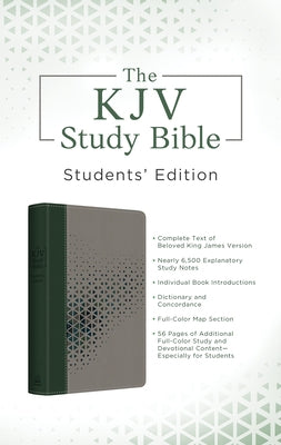 The KJV Study Bible, Students' Edition [Cypress & Smoke] Bible Barbour Publishing