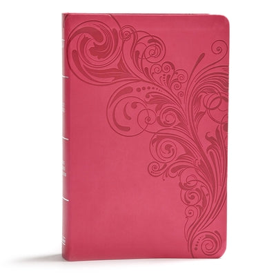 KJV Giant Print Reference Bible, Pink Leathertouch, Indexed by Holman Bible Publishers