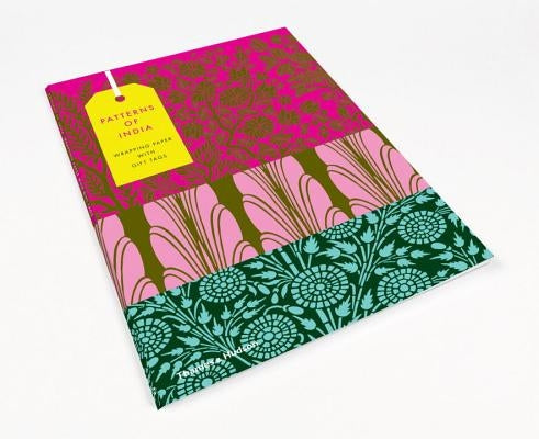 Patterns of India: 10 Sheets of Wrapping Paper with 12 Gift Tags Paperback Thames & Hudson