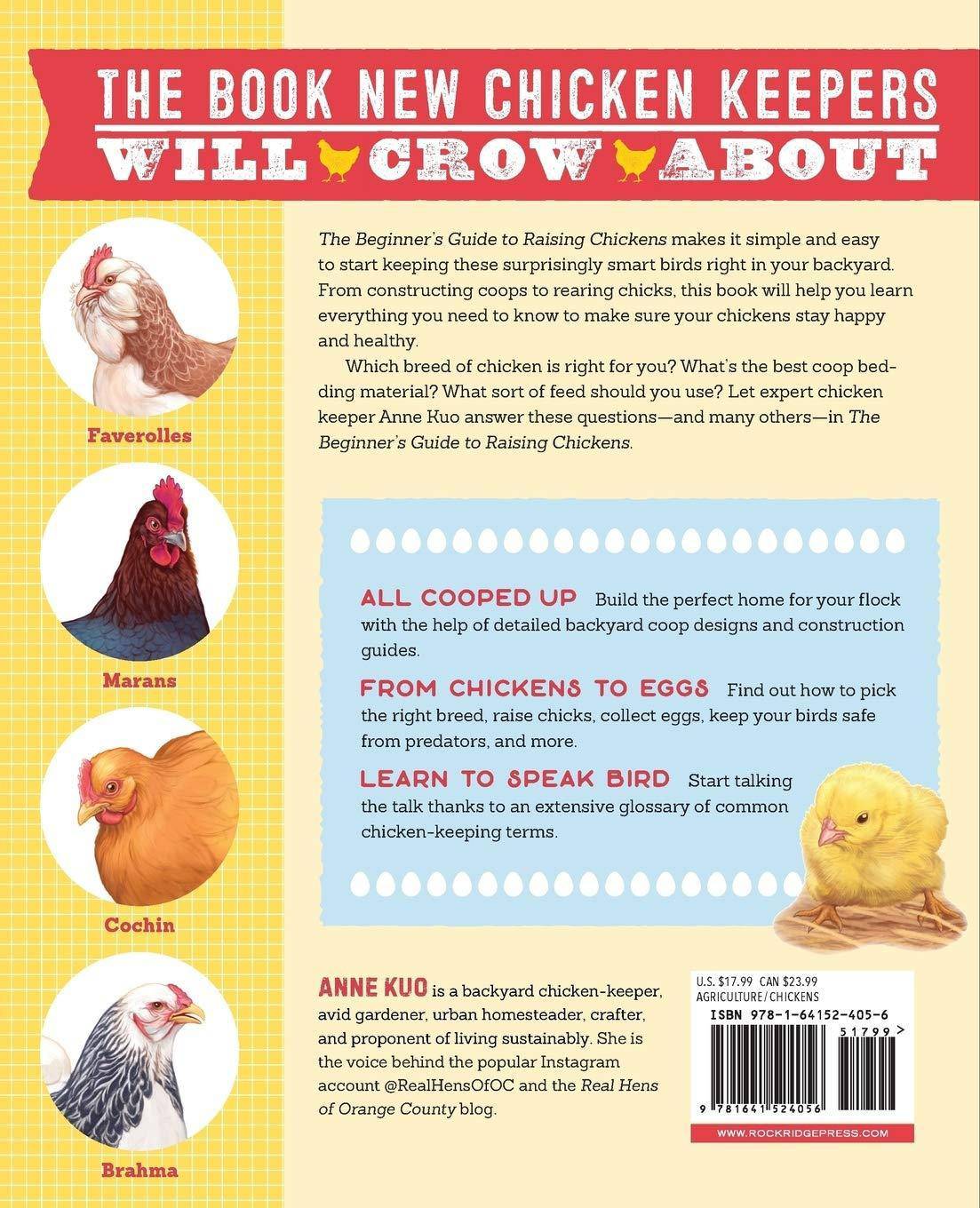 Beginner's Guide to Raising Chickens: How to Raise a Happy Backy - CA Corrections Bookstore