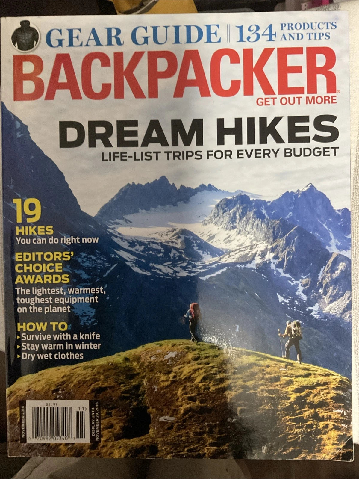 Backpacker Magazine November 2016