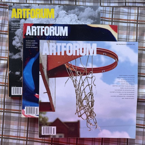 LOT of 3 Artforum International Magazine, Vol. 55 No. 1, 2, 10 (2016-17 Ruscha)