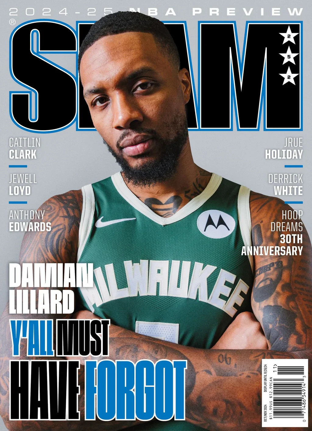 Slam Magazine Single Issue Magazines Slam Magazine Damian Lillard