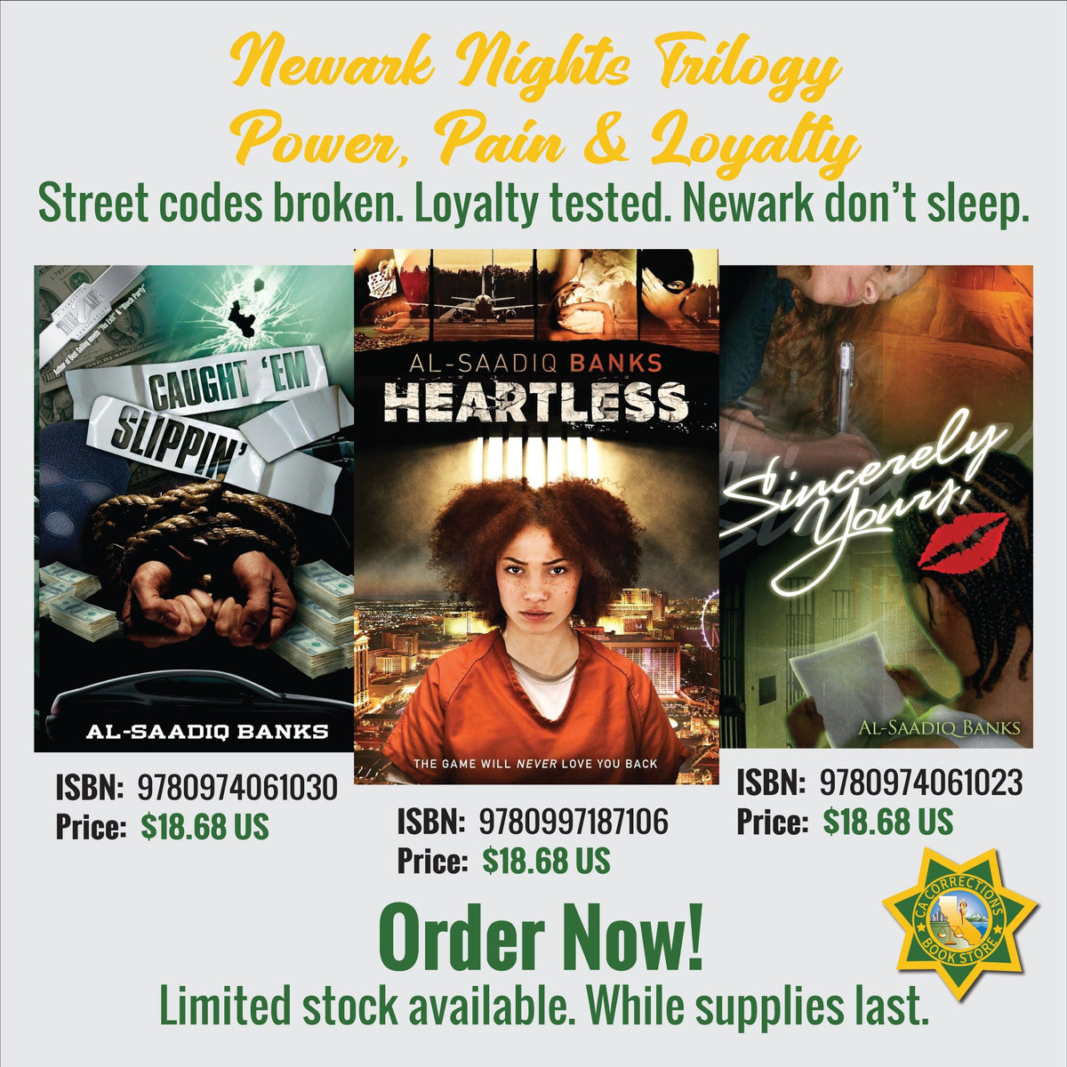 Newark Nights Trilogy: Power, Pain & Loyalty Bundle
